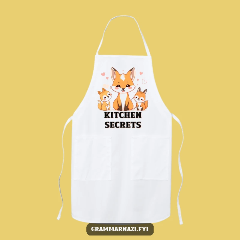 Funny Fox Woodland Whispers Apron: Cook Up Cozy Stories