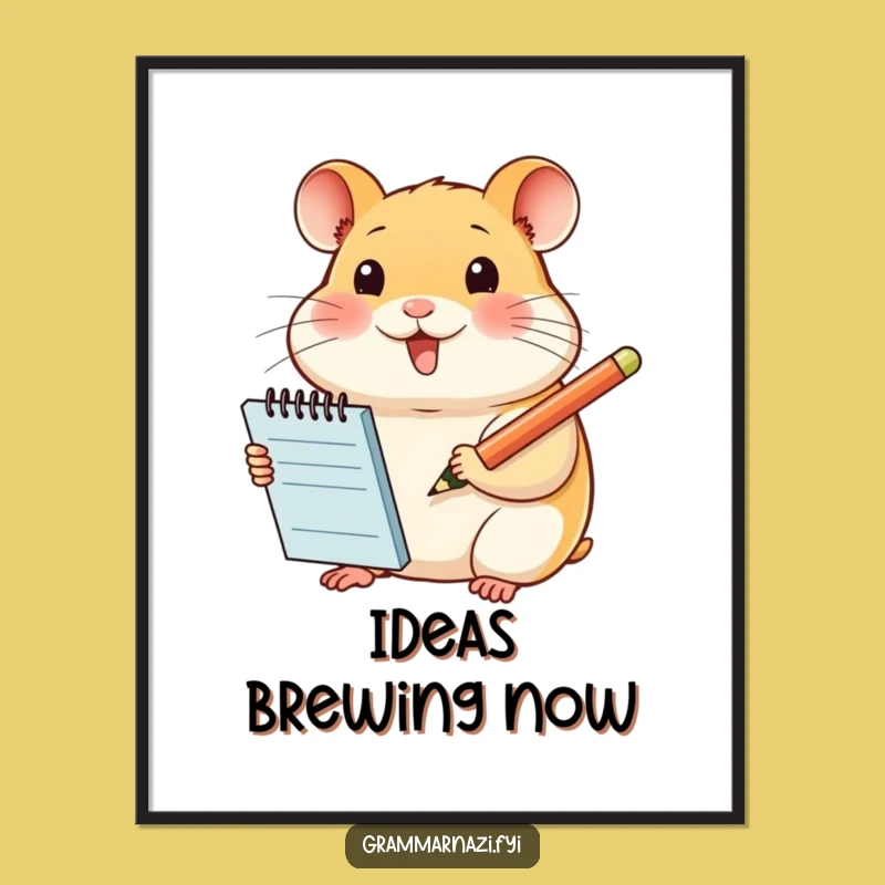 Funny Hamster Digital Art: Hilarious Printable for Inspiring Creativity and Wall Decor
