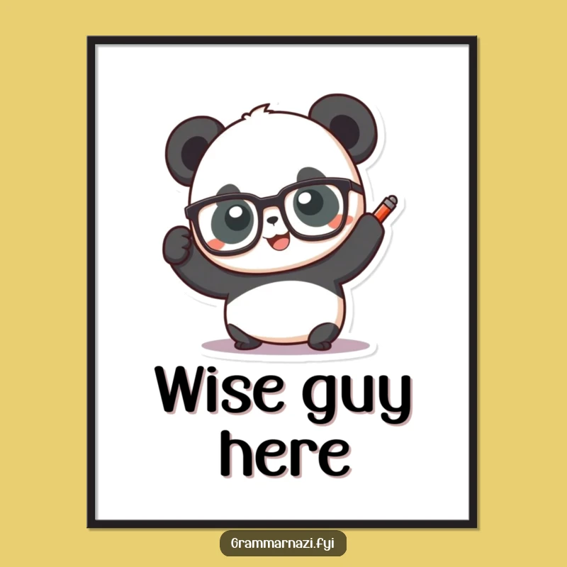 Funny Panda Scholar Digital Art: Hilarious & Smart Wall Art for Your Space