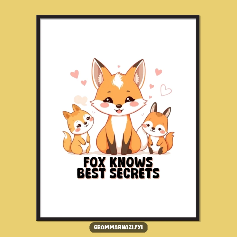 Free Printable Wall Art: Fox Tales, Whimsical Downloadable Decor for Cozy Spaces