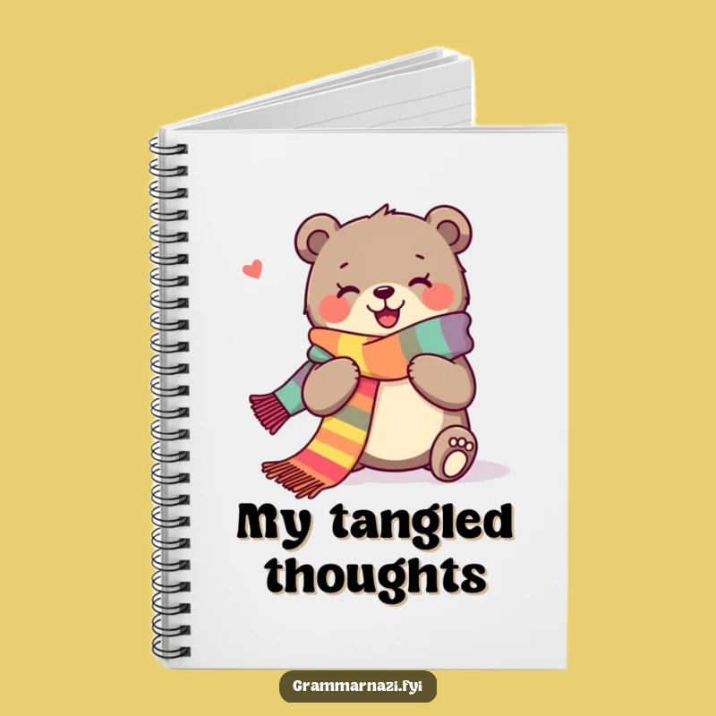 Funny Bear Notebook: Joyful Knitter For Jotting Crafty Ideas