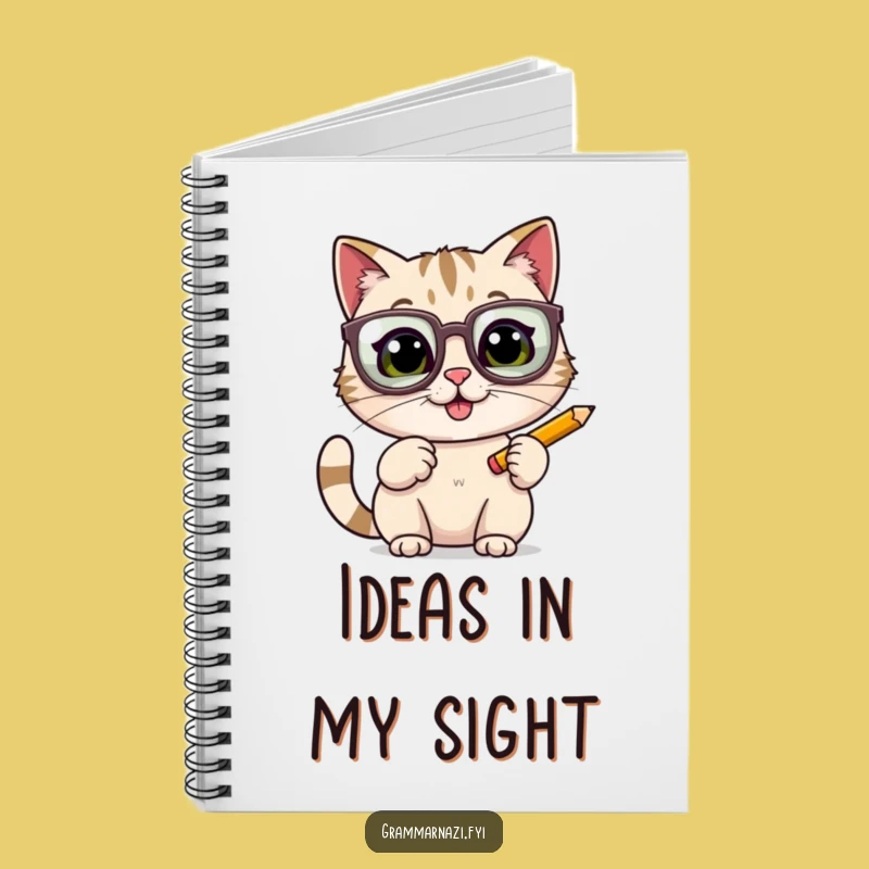 Funny Cat Scholar Notebook: Hilarious Journal for Students & Cat Lovers