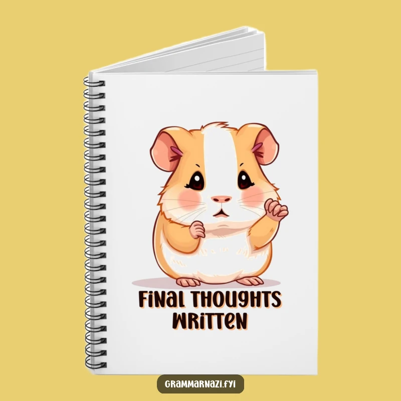 Funny Guinea Pig Notebook: Hilarious Journal for Precise Notes and Perfect Prose