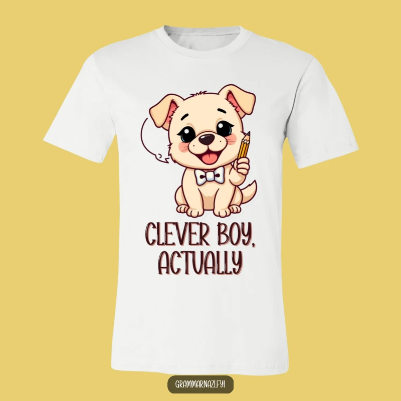 Funny Dog Bow Tie T-Shirt: Creative Paws Design, Ideal Funny Gift
