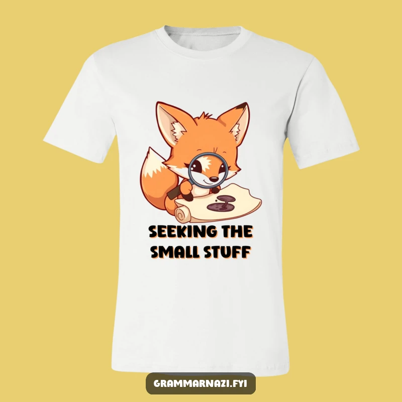 Funny Fox Investigator T-Shirt: A Curious Find for Humorous Souls